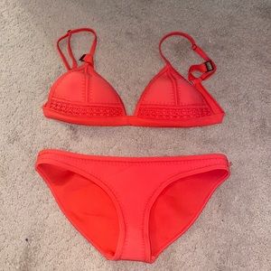 Red Triangl Bathing Suit!